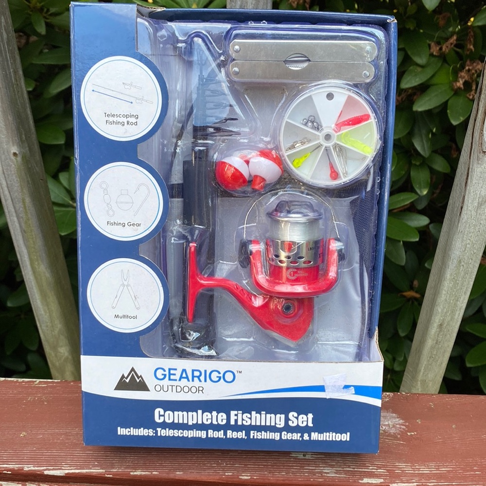 GEARIGO Complete Fishing Set - Telescoping Rod